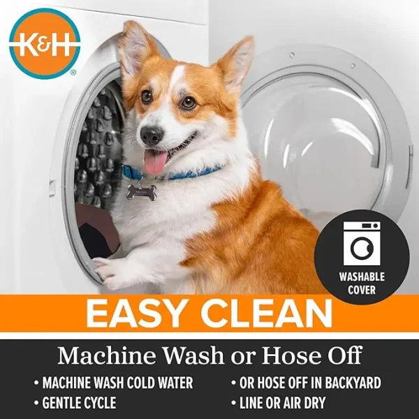 Small Pet Cot House - 22x17x22 Inches, Navy Blue, Elevated Design