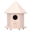 Pet Bird House Wooden Bird Hanging Bird House Warm Breeding Box Natural Wooden Bird Cage Birdhouse Wooden Box Resting Place