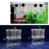 Multifunctional High Clear Fish Breeding Isolation Box Aquarium Breeder Fish Tank Double Guppies Hatching Incubator