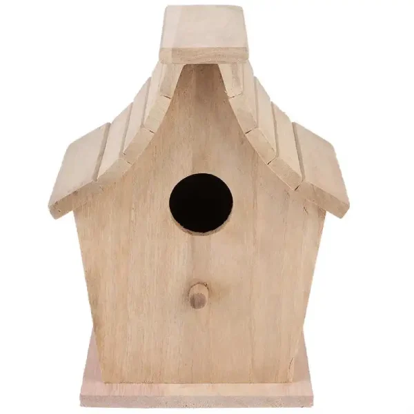 Pet Bird House Wooden Bird Hanging Bird House Warm Breeding Box Natural Wooden Bird Cage Birdhouse Wooden Box Resting Place