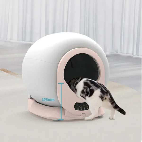 Pet Smart Cat Litter Box Fully Automatic Cleaning Large Fully Enclosed Deodorizing and Splash-proof Electric Cat Toilet