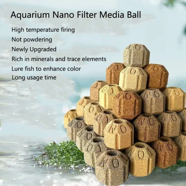300g/500g/1000g Nano Aquarium Fish Tank Filter Media Hollow Particles Biological Ball Bio filter for Aquarium Accessories Large