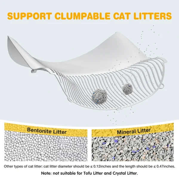 Automatic Litter Box, Self Cleaning Cat Litter Box for Multiple Cats, with Liners and Mat Included, Gift for Your Cat Friends