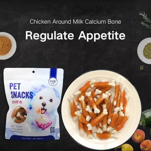 Pet Dog Biscuits Delicious Snacks Milk Chicken Calcium Food Bone Snacks Teething Food Teeth Cleaning Training Reward Sticks
