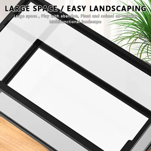High Quality Acrylic Fish Tank Plastic PET Anti Drop Fish Tank High-definition Transparent Aquarium Landscape Decoration
