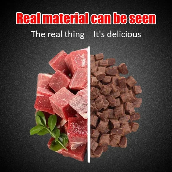 Dog Snacks Beef Particles Appetising Digesting Nutritious Delicious Chewy Training Rewards for Adult Dog Puppies Pet Food Snacks