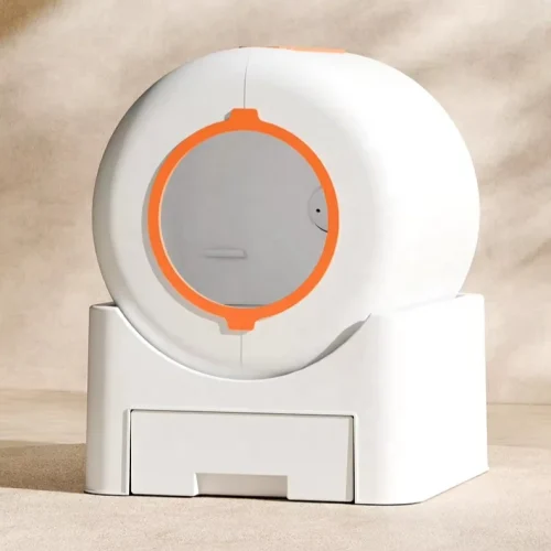 Anti Splash Open Top Automatic Cat Litter Box Self Cleaning