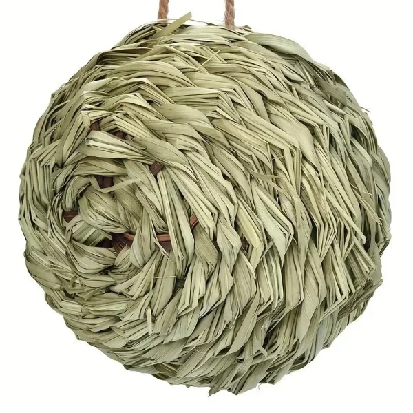 Handcrafted Weaved Hanging Parrot Hummingbird Nest Houses Birds Nest Cage Egg Cage House Outdoor Home Decoration and Gardening