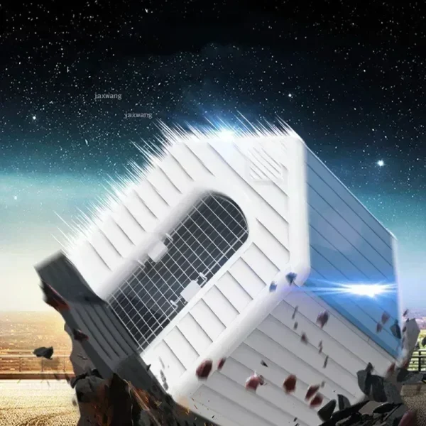 Home Balcony Plastic Dog Houses Kitten Villa Four Seasons Universal Pet Kennels Outdoor Rainproof Medium Large Small Dogs Cage