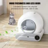 Tonepie Large Capacity Smart Cat Litter Box 65L Automatic Fully Enclosed Self Cleaning Pet Toilet for Multiple Cats/Cats Sandbox