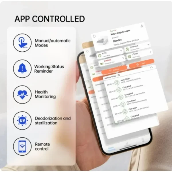 Automatic Intelligent Cat Litter Box Self-cleaning Cat Sandbox Scooping Open Semi-enclosed Cats Toilet Oversized Pet Supplies