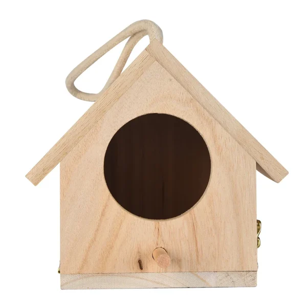 Hot Sale Wooden Large Nest Dox House Bird Bird Box Garden decoration Outdoor Wooden Boxes Bird Cages Nests Daily Necessities