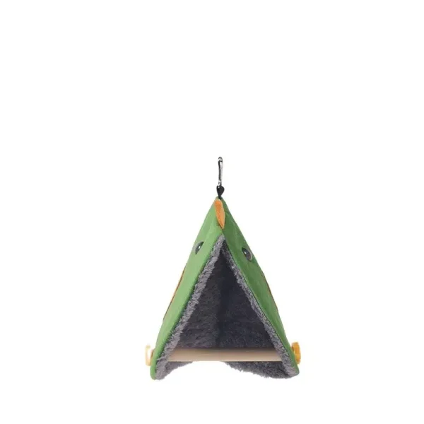 Soft Plush Bird Parrot Nest Bird Parrot Hammock Parakeet Hanging Bed House Cave Cage Hut Tent Toy Bird Cage Accessories