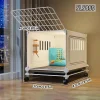 Rabbit Cage Household Extra Large Double-Layer Indoor Special Automatic Feces Cleaning Guinea Pig Cage Two-Story Platform Small House