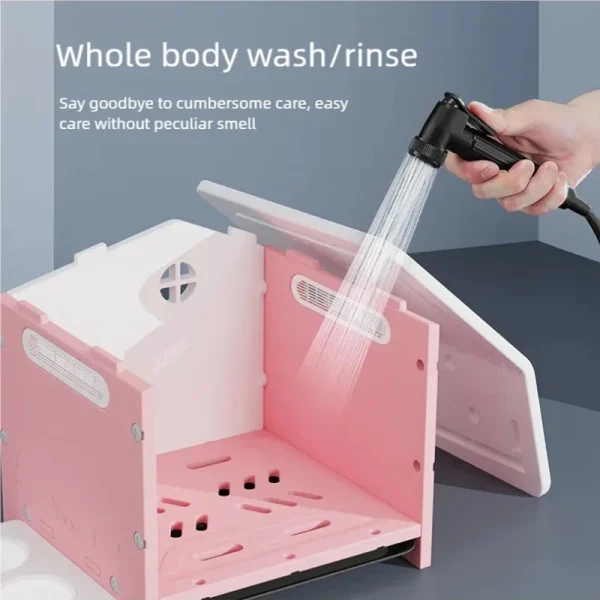 Dog house, indoor and outdoor dog kennel, all season universal plastic dog house, dog cage, household dog villa, pet house, pet