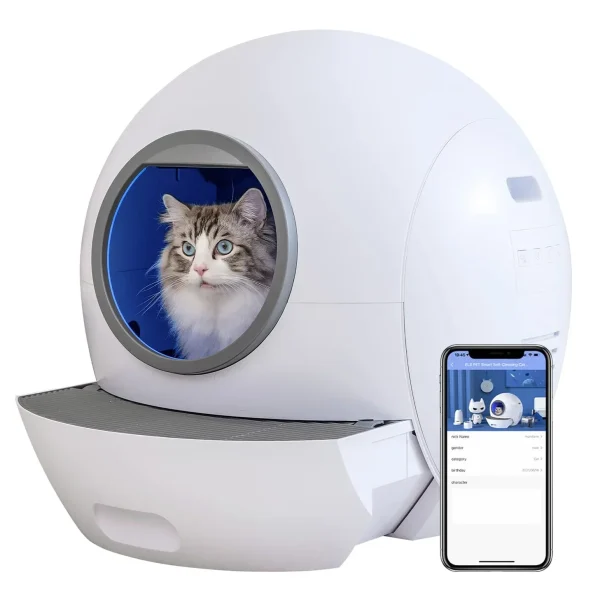 -warehouse shipping large automatic Cat Litter Toilet Furniture auto smart intelligent self cleaning cat litter box
