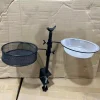 Railing Clamp Bird Feeder Adjustable Height Deck Bird Feeders With Clamp Bird Feeding Station Flower Pot Stand 360-Degree
