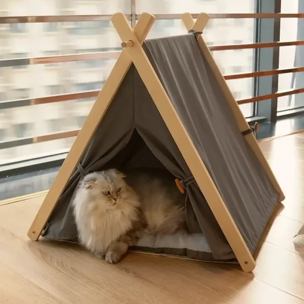 Modern Pet Tent for Home Four Seasons Universal Enclosed Dog Houses with Cushion Creative Unique Household Outdoor Dog Kennel Z