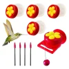1Set Hummingbird Feeder Hand Held Accessories Durable Bird Feeder Plastic Hanging Dispenser Hummingbird Food Feeder for Garden