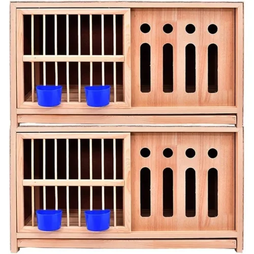 Pigeon Cage Combination Package - Brown-A, 603035cm, Light-proof Door, Sturdy and Durable, Healthy and Environmentally Friendly