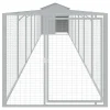 Galvanized Steel Dog House Light Grey 46.1x320.9x48.4 inches