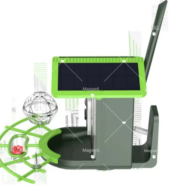 2024 Smart Bird Feeder Outdoor with AI Recognition - 4K Solar Camera, 8L Waterproof & Squirrel-Proof Design