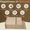 Bat House Single Storey Wooden Garden Eaves Bat Habitat Single Storey Bat House