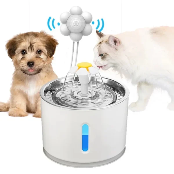 Pet Water Dispenser Motion Sensor with USB Interface Automatic Start Stop Cats Dispenser Portable Universal Pet Accessories