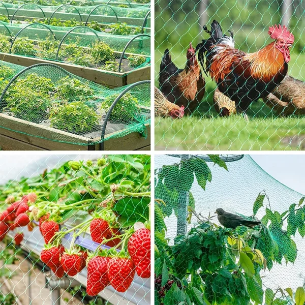 20/10M Anti Bird Protection Net Mesh Garden Plant Netting Protect Plants and Fruit Trees from Birds Deer Poultry Best Fencing