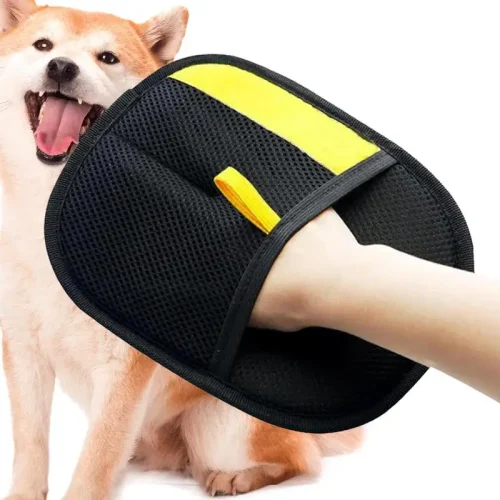 Pet Static Dedusting Brush Grooming Gloves Pet Hair Remover Brush Double-Sided Removing Dog Cat Hair Sofa Carpet Clothes