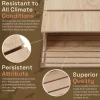Bat House Single Storey Wooden Garden Eaves Bat Habitat Single Storey Bat House