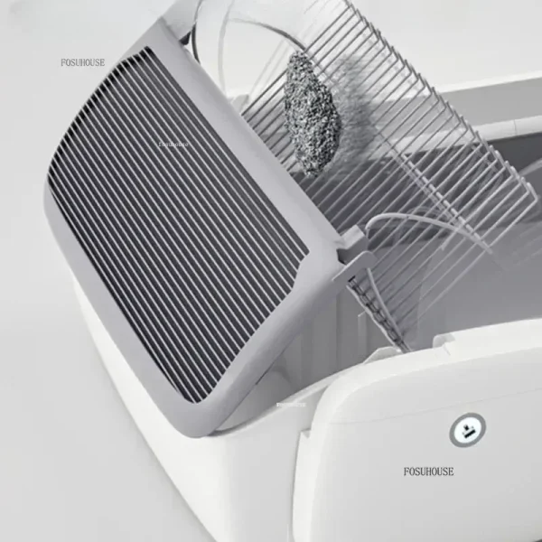 Intelligent Self-cleaning Open Cat Litter Box Pet Product Automatic Cat Bedpan Leak-proof Sterilization Deodorization Toilet b