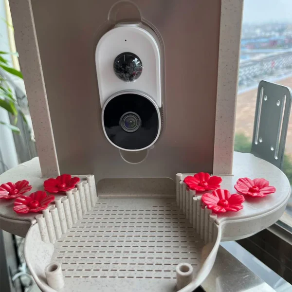 2.4G WIFI Smart Bird Feeder with Camera 1080P Auto Capture Bird Video and Motion Detection Notification AI Identify Bird Species