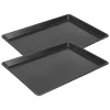 2 Pcs Rabbit Cage Dog Bunny Bottom Tray Small Parrot Bird Potty Plastic for Crate Holders Parakeet Toilet Pan Poop