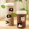 Multi-layer Felt Cat House Multi-function Tree Stump Cat House Wear-resistant Cat Scratching Board Pet Supplies Pet Furniture