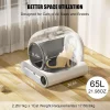 Tonepie Large Capacity Smart Cat Litter Box 65L Automatic Fully Enclosed Self Cleaning Pet Toilet for Multiple Cats/Cats Sandbox