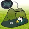 Camping cat and dog tent foldable pet fence, outdoor travel camping portable breathable cat and dog house, pet tent