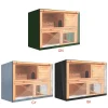 (Only dust cover, no cage)Bunny Hutch Cover Oxford Cloth Outdoor Crate Cover Rabbit Habitat Waterproof Harmful Light Prevent