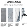 (Only dust cover, no cage)Bunny Hutch Cover Oxford Cloth Outdoor Crate Cover Rabbit Habitat Waterproof Harmful Light Prevent