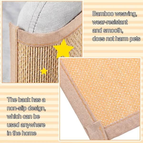 Couch Cat Scratch Protect Mat Cat Scraper for Cats Tree Scratching Post Cat Scratcher Sofa Mats Furniture Protector
