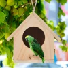 Hot Sale Wooden Large Nest Dox House Bird Bird Box Garden decoration Outdoor Wooden Boxes Bird Cages Nests Daily Necessities