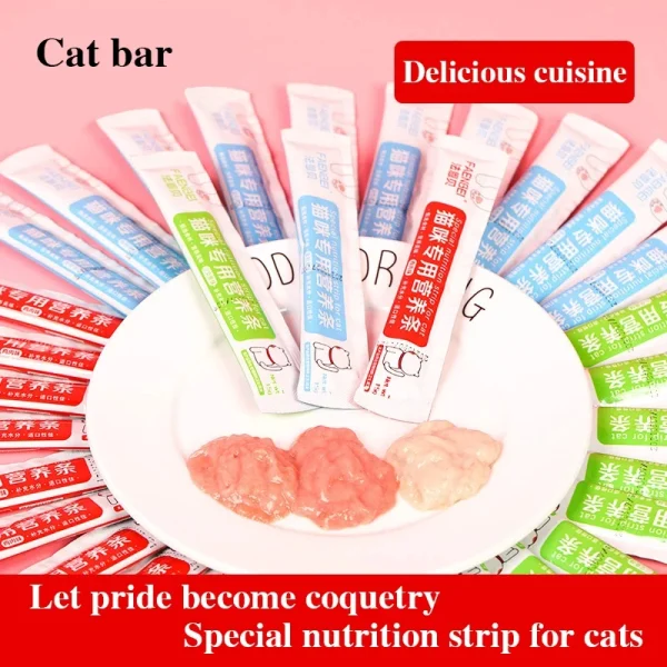 Cat bar cat snacks for young cats postpartum nutrition fattening cat food canned cat wet food