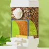 Bird Feeder Water Dispenser House Shaped Parakeet Feeder Smart Bird Feeder Large Capacity Anti Spill Food Container Drinker Cage