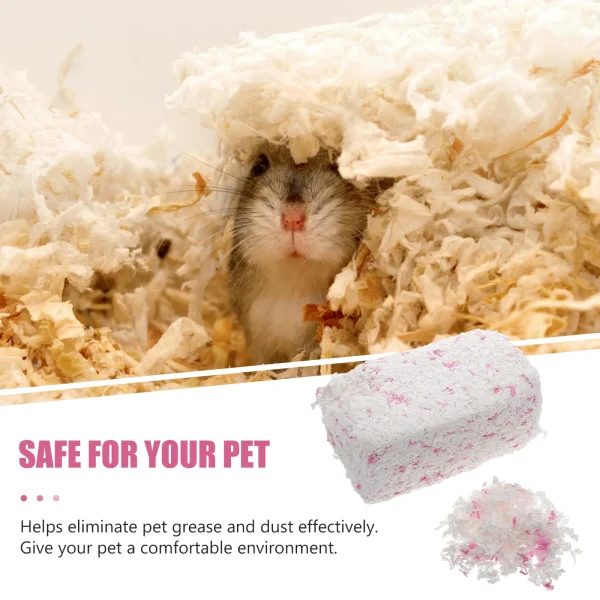 Paper Cotton Pad Small Pet Bedding Cage Accessories Hamster Nesting Material Rabbit Guinea Pig Gerbil Ferret Chinchilla