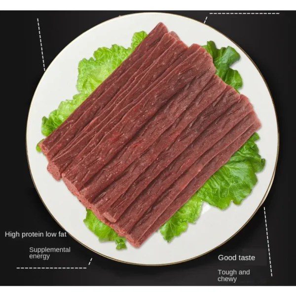Pet Food Dog and Cat Snacks Delicious Beef Strips Healthy and Delicious Teething Beef Strips Nutritious Pet Food for Cats Dogs