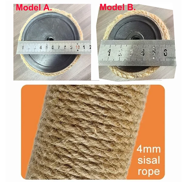DIY Cat Climbing Tree Tower Pole Accessories Replacements Pet Cat Toys Scratching Posts Hard Paper Tube Pillars With Sisal Ropes