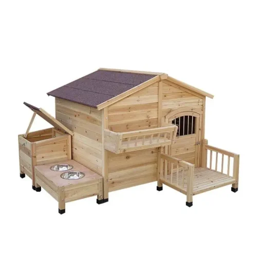 Outdoor Durable Design Global Quality Wood Dog House Kennel