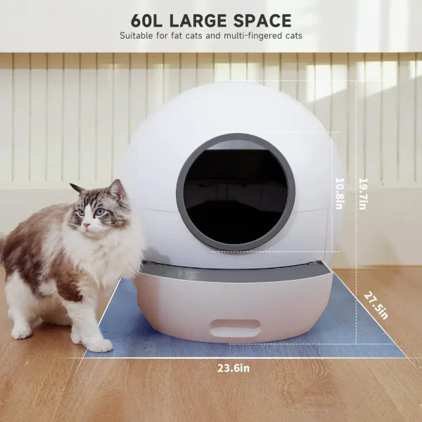-warehouse shipping large automatic Cat Litter Toilet Furniture auto smart intelligent self cleaning cat litter box