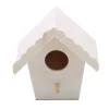 Wooden Mini Bird Cage Outdoor Hanging Birdhouse Box Garden Bird Cages Home Yard Decoration Bird Products Wooden Bird Parrot Nest