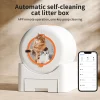 Anti Splash Open Top Automatic Cat Litter Box Self Cleaning